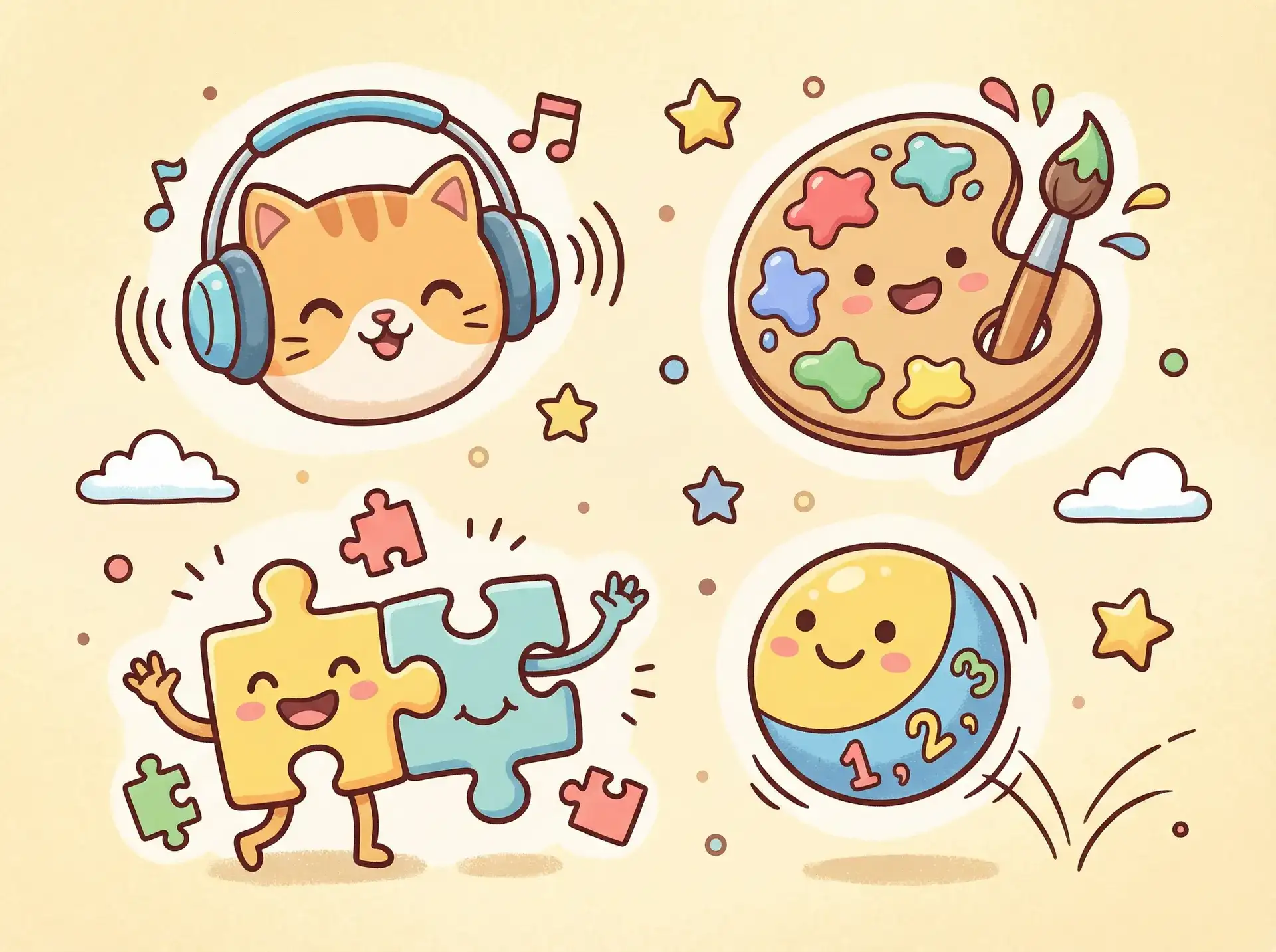 小朋友的手工作品 - 首尔财阀 益智创作